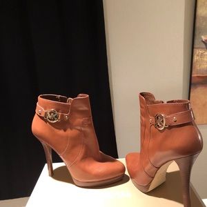 Michael Kors Women's Platform Leather Bootie